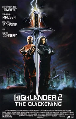 Poster for Highlander II: The Quickening (1991)