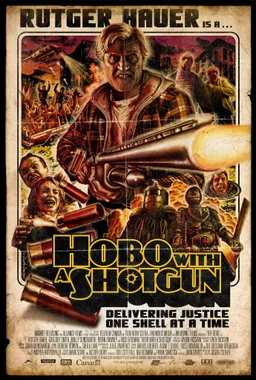 Poster for Hobo with a Shotgun (2011)
