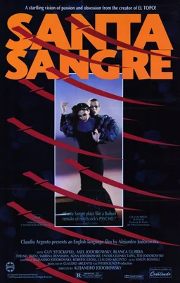 Poster for Santa Sangre (1989)