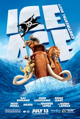 Poster for Ice Age: Continental Drift (2012)