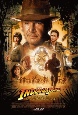 Poster for Indiana Jones and the Kingdom of the Crystal Skull (2008)