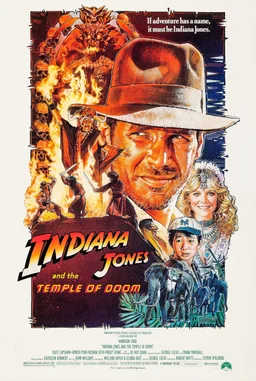 Poster for Indiana Jones and the Temple of Doom (1984)
