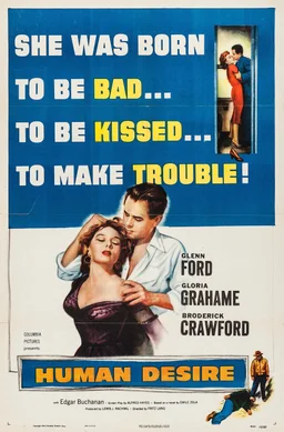 Poster for Human Desire (1954)