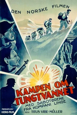 Poster for Kampen om tungtvannet (1948)