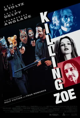 Poster for Killing Zoe (1993)