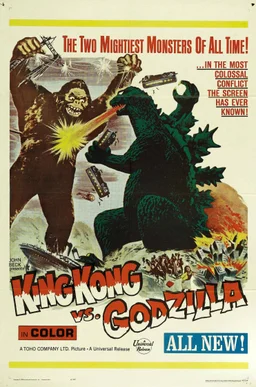 Poster for King Kong vs. Godzilla (1963)