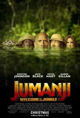 Poster for Jumanji: Welcome to the Jungle (2017)