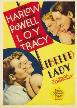 Poster for Libeled Lady (1936)