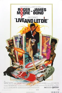 Poster for Live and Let Die (1973)