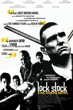 Poster for Lock, Stock and Two Smoking Barrels (1998)