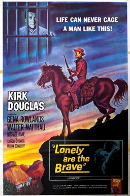 Poster for Lonely Are the Brave (1962)