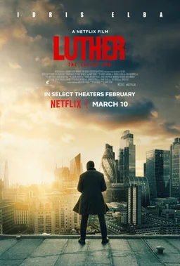 Poster for Luther: The Fallen Sun (2023)
