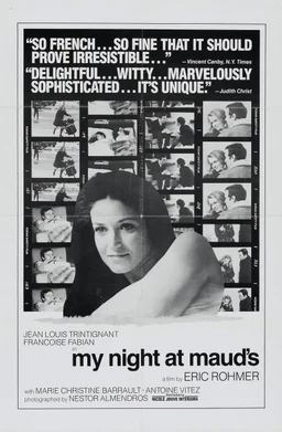 Poster for My Night at Maud's (1969)