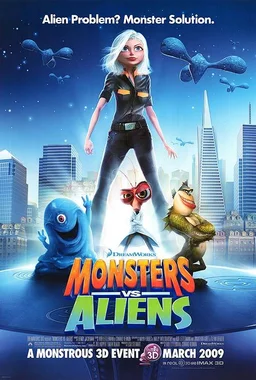 Poster for Monsters vs. Aliens (2009)