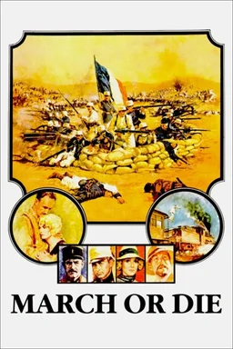 Poster for March or Die (1977)