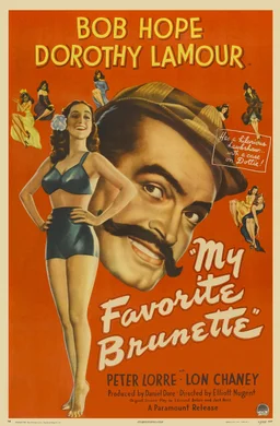 Poster for My Favorite Brunette (1947)