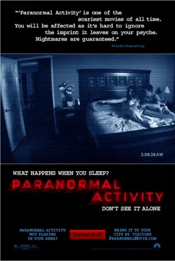 Poster for Paranormal Activity (2007)